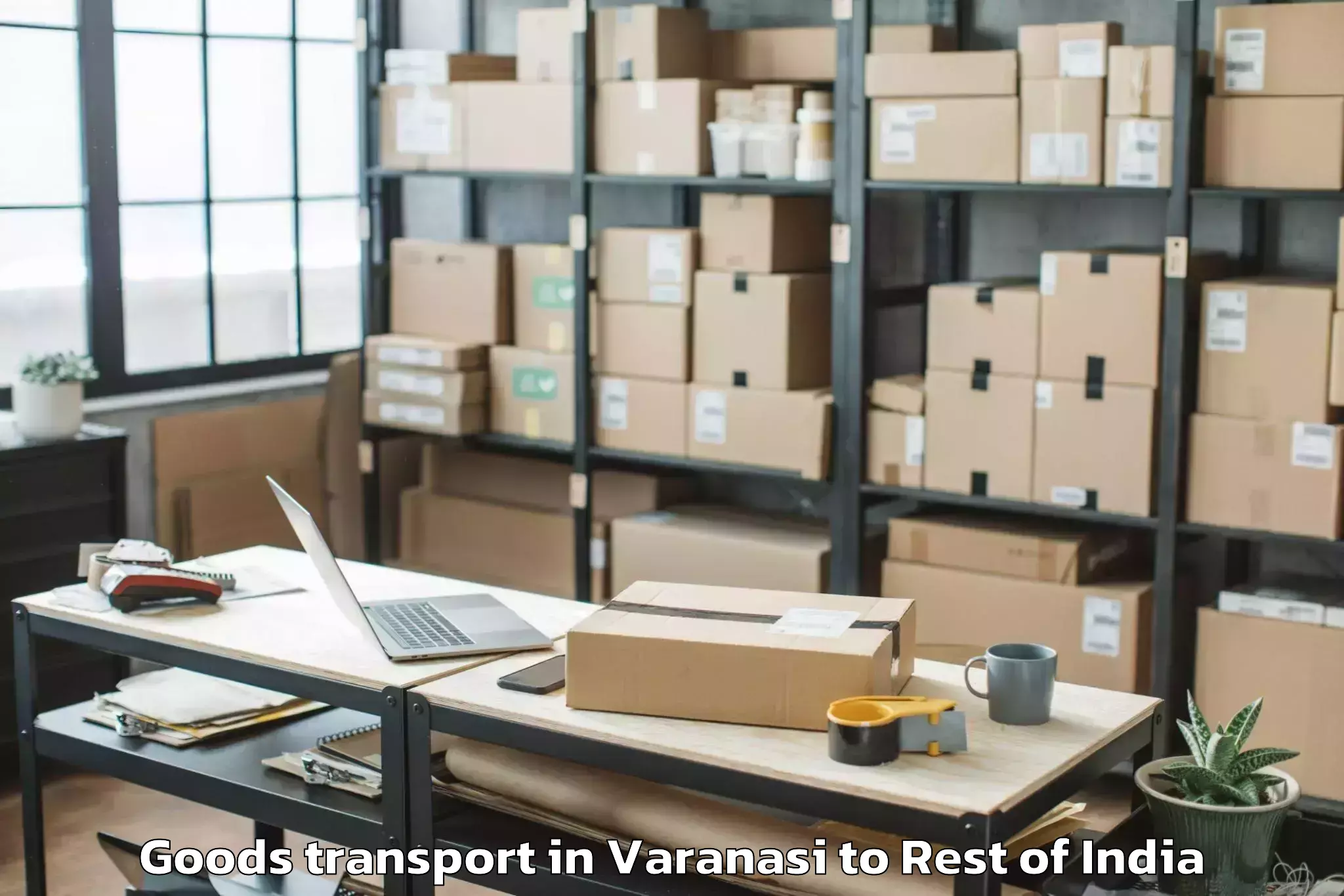 Book Varanasi to Julurupad Goods Transport Online